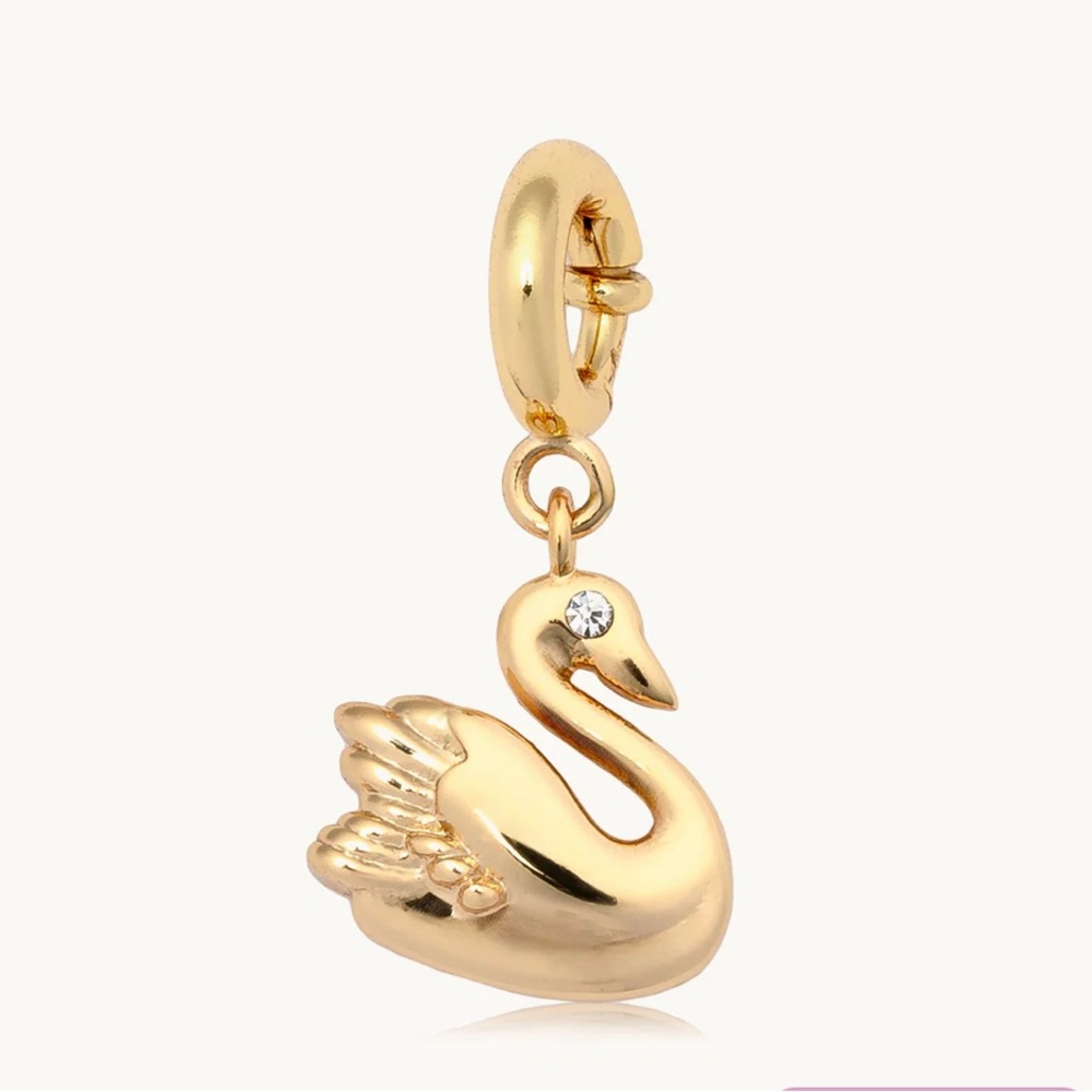 Little Words Project Swan Charm